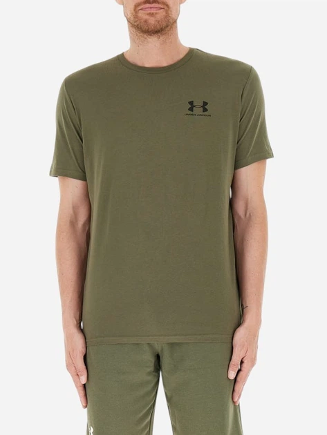 Koszulka męska basic Under Armour 77-1326799-0390 L Zielona - obraz 1