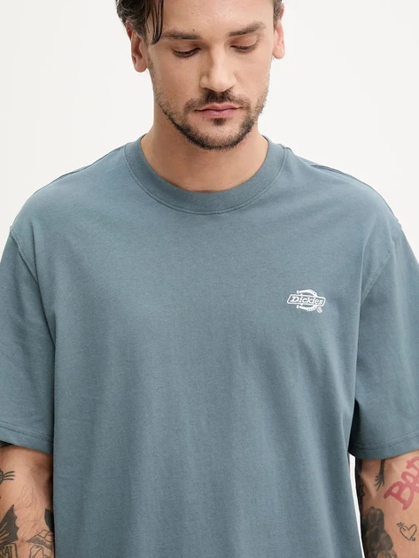 Футболка довга чоловіча Dickies DK0A4YAIG701 L Морська хвиля (800070339984) - зображення 4