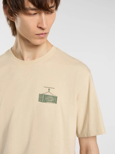 Футболка довга бавовняна чоловіча Dickies DK0A87QML171 S Бежева (800070348159) - зображення 3