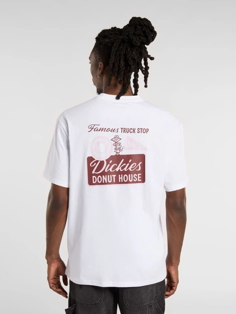 Koszulka męska bawełniana Dickies DK0A87QN0WH1 M Biała - obraz 2