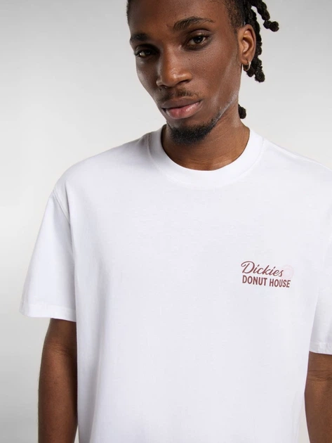 Koszulka męska bawełniana Dickies DK0A87QN0WH1 M Biała - obraz 4
