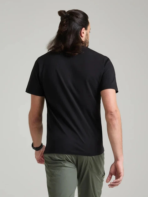 Футболка довга бавовняна чоловіча Montura MTGC42X-5028-90 M Чорна (800070341231) - зображення 2
