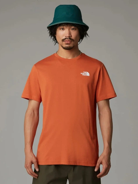 Футболка довга бавовняна чоловіча The North Face NF0A87NP6D21 L Помаранчева (800070337243) - зображення 1