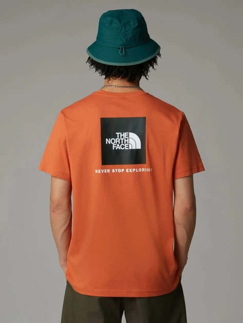 Футболка довга бавовняна чоловіча The North Face NF0A87NP6D21 L Помаранчева (800070337243) - зображення 2