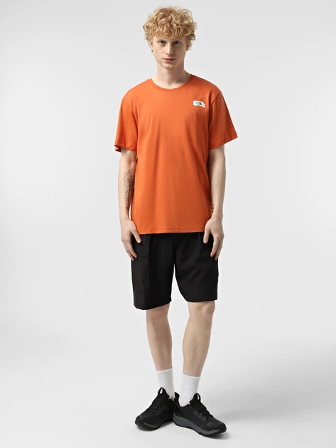 Koszulka męska bawełniana The North Face NF0A8C1Z6IG1 M Pomarańczowa - obraz 3