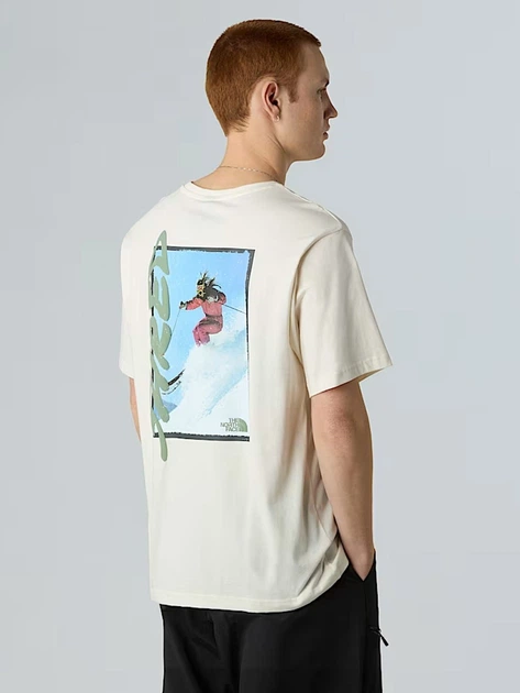 Koszulka męska bawełniana The North Face NF0A8E4EQLI1 S Mleczna - obraz 2