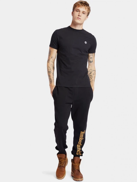 Koszulka męska bawełniana Timberland TB0A2BPR0011 2XL Czarna - obraz 3