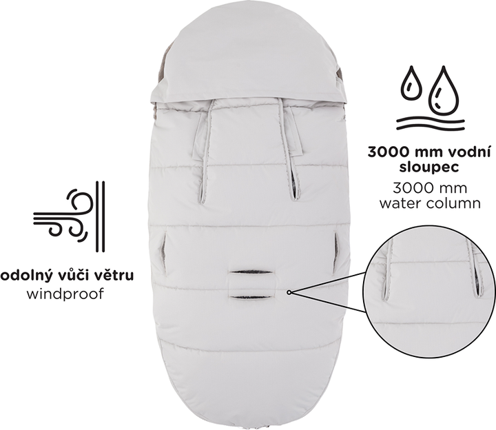 Śpiworek zimowy Petite&Mars Comfy 4 w 1 Mocha Mousse (8596202010555) - obraz 14