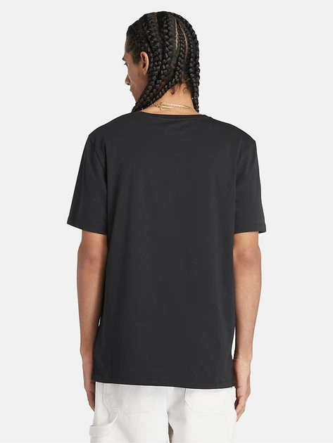 Футболка довга бавовняна чоловіча Timberland TB0A5UBF0011 XL Чорна (800070320403) - зображення 2