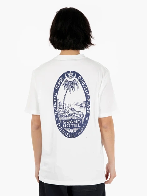 Футболка довга бавовняна чоловіча Tooco TOCOM-TSR-GR-OFF-WHITE XL Біла (800070340819) - зображення 2