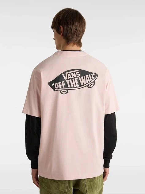 Koszulka męska bawełniana Vans VN000P50O3N1 S Jasnoróżowa - obraz 2