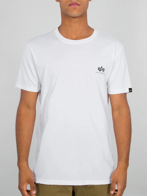 Koszulka męska bawełniana Alpha Industries X188505-09 XL Biała - obraz 1