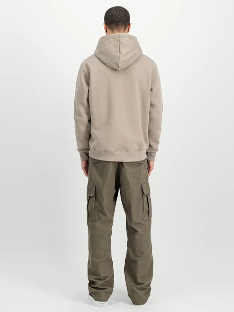 Bluza męska z kapturem kangurka Alpha Industries 196318679 S Beżowa - obraz 4