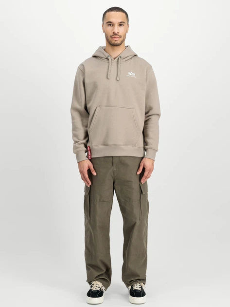 Худі чоловіче Alpha Industries 196318679 XL Бежеве (800070330297) - зображення 3