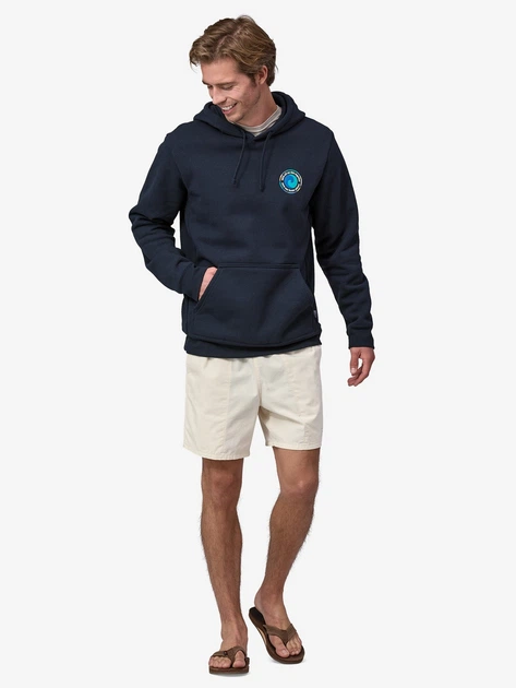 Bluza męska z kapturem kangurka Patagonia 39694-NENA L Niebieska - obraz 3