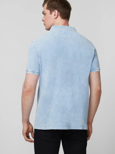 Поло довге чоловіче Guess M1GP53K83J0 M Блакитне (7618483436754) - зображення 2