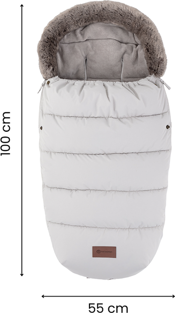 Śpiworek zimowy Petite&Mars Comfy 4 w 1 Forever Black (8596202002673) - obraz 11