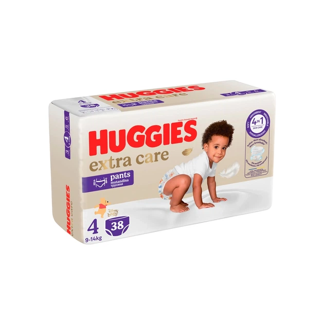 Подгузники Huggies Extra Care Pants 4 9-14 кг 38 шт (5029053549323) - изображение 2
