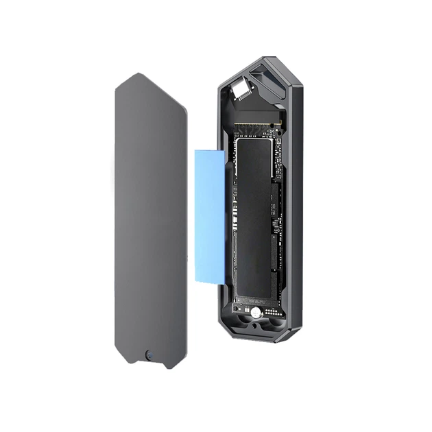 Кишеня зовнішня Dynamode M.2 SSD NVMe/SATA combo to USB3.2 GEN2 USB-C (DM-CAD-SSD14) - зображення 5