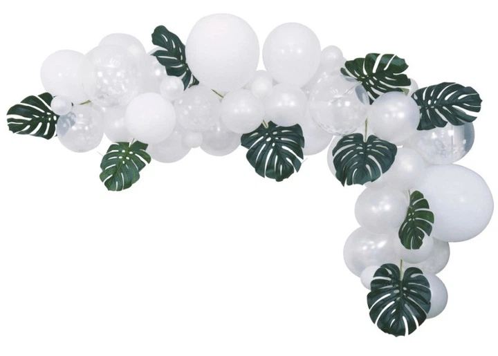 Гірлянда з повітряних куль Globos 71 шт Біла (5712735020561) - зображення 2