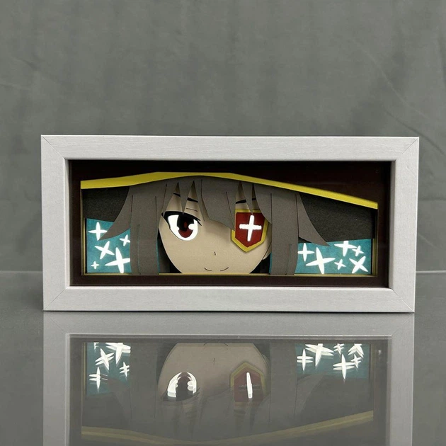 Многослойный Ночник лампа аниме KonoSuba светильник Мегумин Megumin - изображение 2