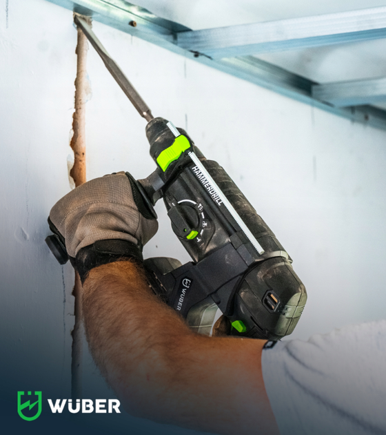 Дрель ударная аккумуляторная 1000Вт 20В Wuber - изображение 7