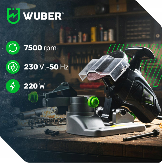 Станок для заточки цепей 220W Wuber - изображение 10