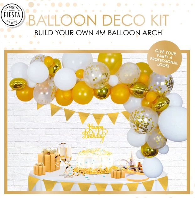 Girlanda balonowa Globos 71 szt Złota (5712735020523) - obraz 1