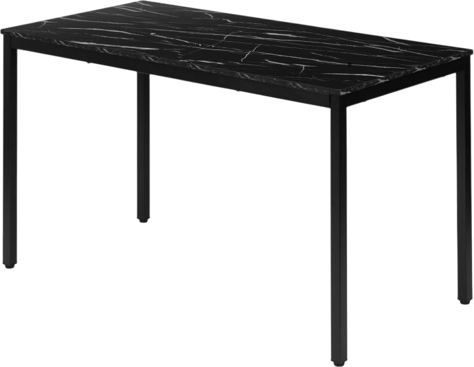 Обідній стіл ModernHome by Multistore 120 x 60 см Чорний мармур (NORD-MRBC-BC) - зображення 3