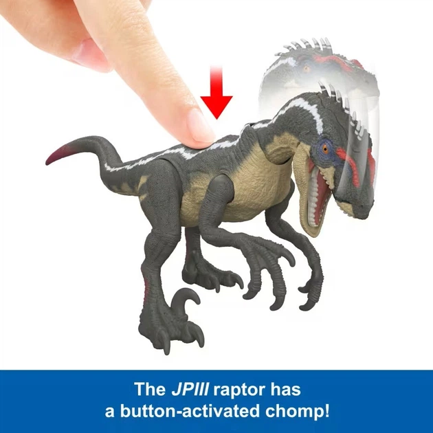 Набор фигурок Мир юрского периода - Трилогия Велоцерапторы Jurassic Park Velociraptor Trilogy Set Mattel - Фото 3 Набор фигурок Мир юрского периода - Трилогия Велоцерапторы Jurassic Park Velociraptor Trilogy Set Mattel - изображение 3
