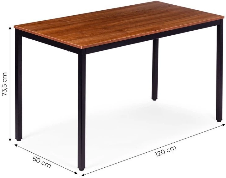 Обідній стіл ModernHome by Multistore 120 x 60 см (NORD-WD-BC) - зображення 4