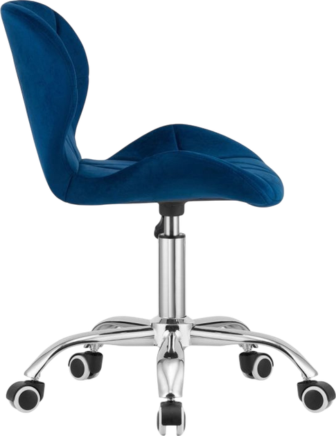 Крісло обертове Leobert офісне оксамит Темно-синє (model_3669_1-AVOLA-DORY21) - зображення 4