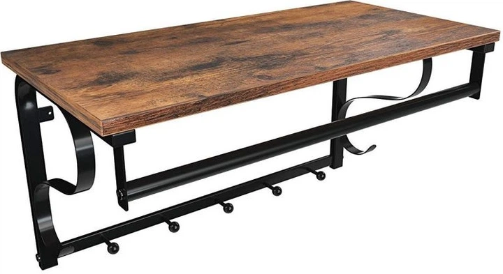 Wieszak ścienny Leobert na ubrania drewniany (model_2043_1) - obraz 1