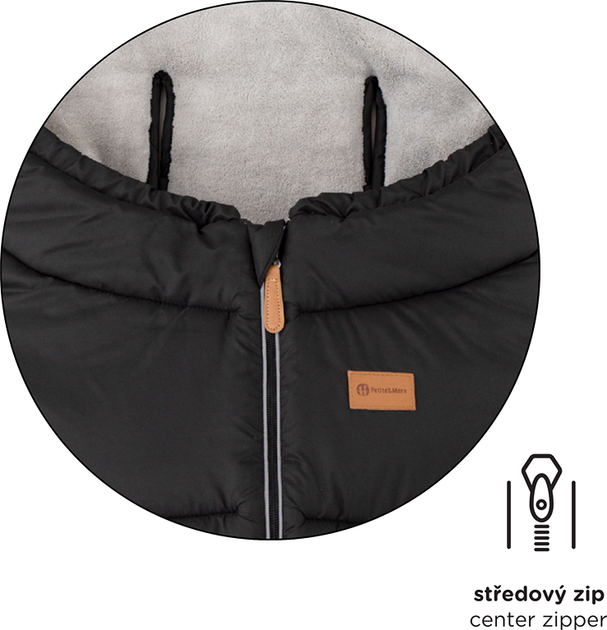 Śpiworek zimowy Petite&Mars Jibot 3 w 1 Ink Black (8595640905096) - obraz 10