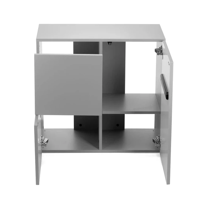 Szafka do akwarium AQUAEL 132381 premium 80 x 35 x 78 cm szara (5905546341592) - obraz 5