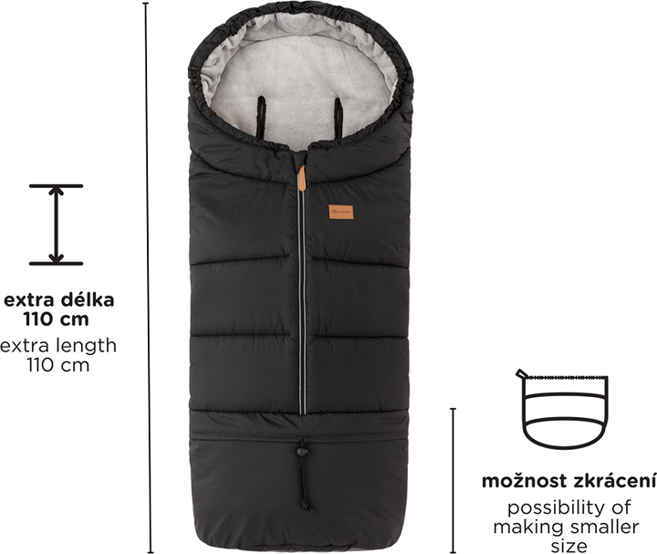 Śpiworek zimowy Petite&Mars Jibot 3 w 1 Pale Eucalypt (8596202002642) - obraz 9