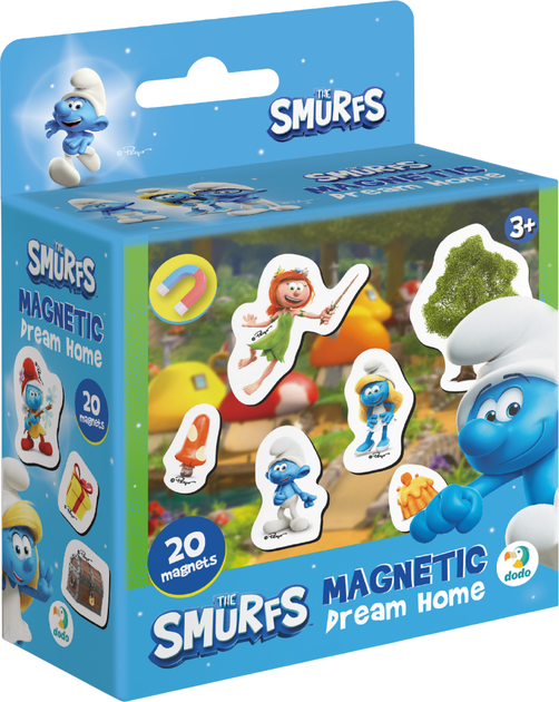 Пазл магнитный DoDo Дом мечты The Smurfs. Коттедж Смурфетты 20 элементов (4823115911315) - Фото 1 Пазл магнитный DoDo Дом мечты The Smurfs. Коттедж Смурфетты 20 элементов (4823115911315) - изображение 1