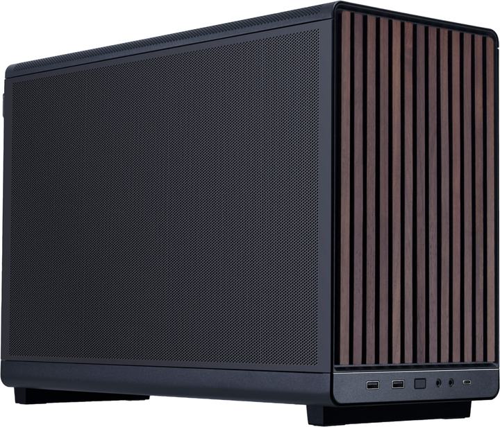 Корпус Lian Li A3 mATX / ITX Wooden Front Panel Black (G99.A3X-WD.00) - зображення 4