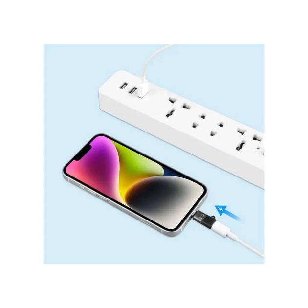 Перехідник USB-C F to Lightning M charger-audio XoKo (AC-029