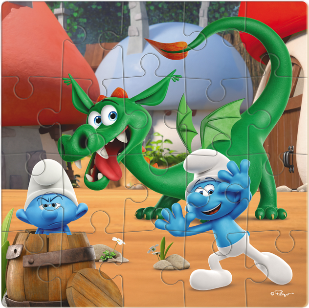 Пазл DoDo The Smurfs. Прятки с Драконом 20 элементов (4823115912855) - Фото 2 Пазл DoDo The Smurfs. Прятки с Драконом 20 элементов (4823115912855) - изображение 2