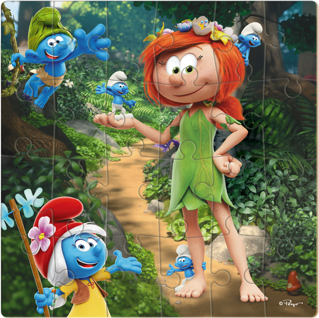 Пазл DoDo The Smurfs. Принцесса в лесу 24 элемента (4823115912862) - изображение 2