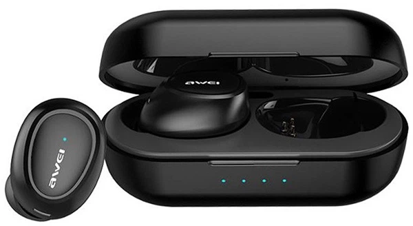 Słuchawki Awei T16 TWS Black (AWEI013BLK) - obraz 1
