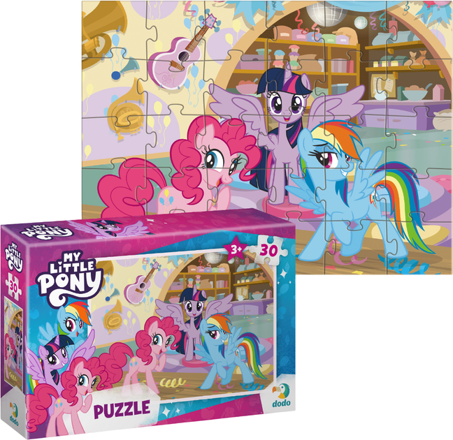 Пазл DoDo My Little Pony. Музыкальная комната 30 элементов (4823115912732) - изображение 3
