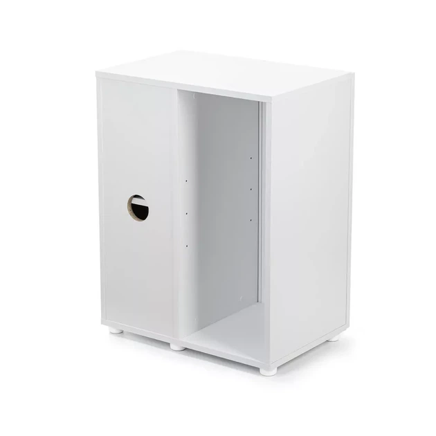 Szafka do akwarium AQUAEL 132643 z drzwiami 61 x 41 x 80 cm Biała (5905546342407) - obraz 3