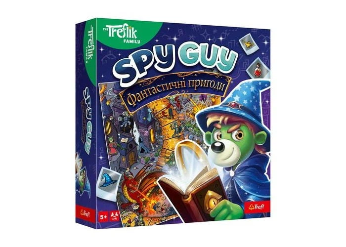 Jeffologist／Under The Lash Of Gravity Настільна гра Trefl Шпигун: Фантастичні пригоди (Spy Guy Fantasy
