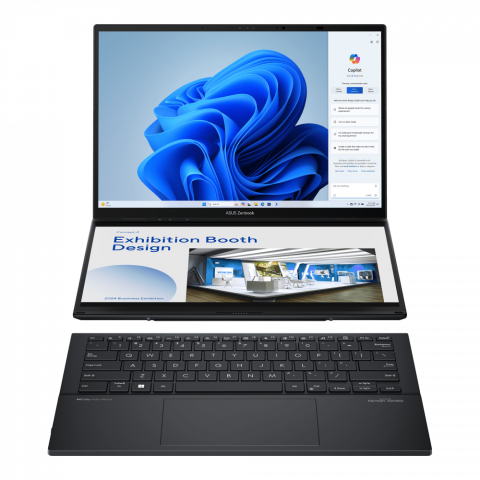 Ноутбук Asus ZenBook Duo 14 UX8406CA (UX8406CA-IS99T) Inkwell Gray - Фото 1 Ноутбук Asus ZenBook Duo 14 UX8406CA (UX8406CA-IS99T) Inkwell Gray - изображение 1