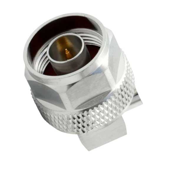 N(male) angle for 0.141 tin soaked semiflexible cable Конектор N (штекер) кутовий для коаксіального кабелю 0.141 Leno RF (КНР) - Фото 5 N(male) angle for 0.141 tin soaked semiflexible cable Конектор N (штекер) кутовий для коаксіального кабелю 0.141 Leno RF (КНР) - зображення 5
