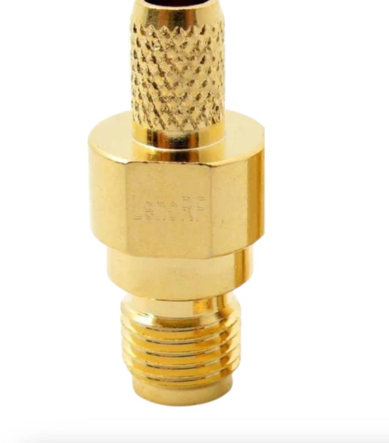 SMA (female) for RG58 3.01.305 Коннектор SMA (гнездо) для коаксиального кабеля RG58, Leno RF (КНР) - изображение 5