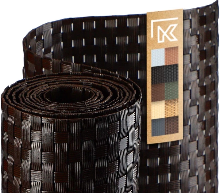 Парканна стрічка Kadax 19 x 255 см Темно-коричнева (K2883) - зображення 2