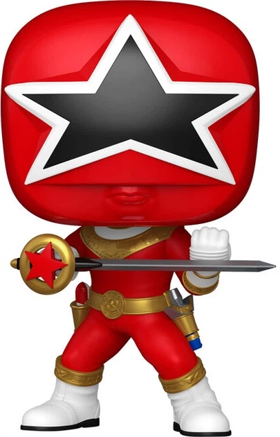 Фігурка Funko Pop Television Power Rangers Zeo Red Zeo Ranger 9 см 86271 (889698862714) - зображення 2